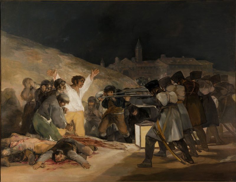 Francisco de Goya: "Die Erschießung der Aufständischen" - Francisco De Goya de España [Public domain], via Wikimedia Commons (Quelle)