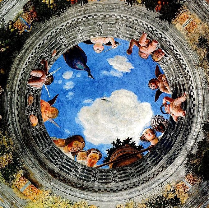 Andrea Mantegna: Camera degli Sposi - Ausschnitt
