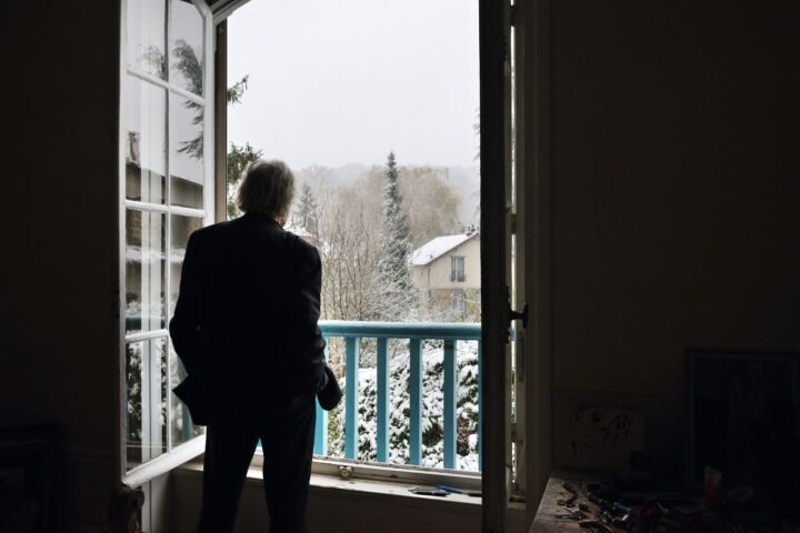 Blick aus dem Fenster, Chaville, im November 2024 - © 2025 Isolde Ohlbaum